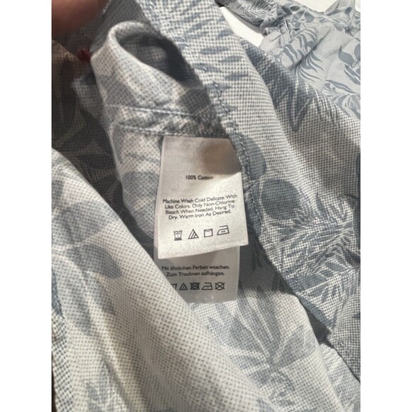 Eddie Bauer Button Down TXL Tall XL Men's Classic‎ Fit Floral Hawaiian Shirt - Picture 6 of 8